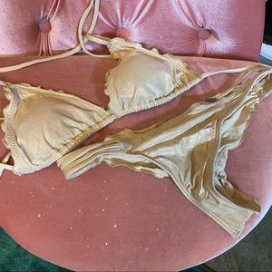 Lulifama gold bikini